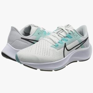 Nike Air Zoom Pegasus Running Shoes - White and Teal